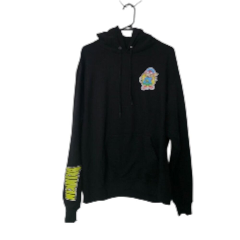 Champion Black Hoodie with Colorful Graphics